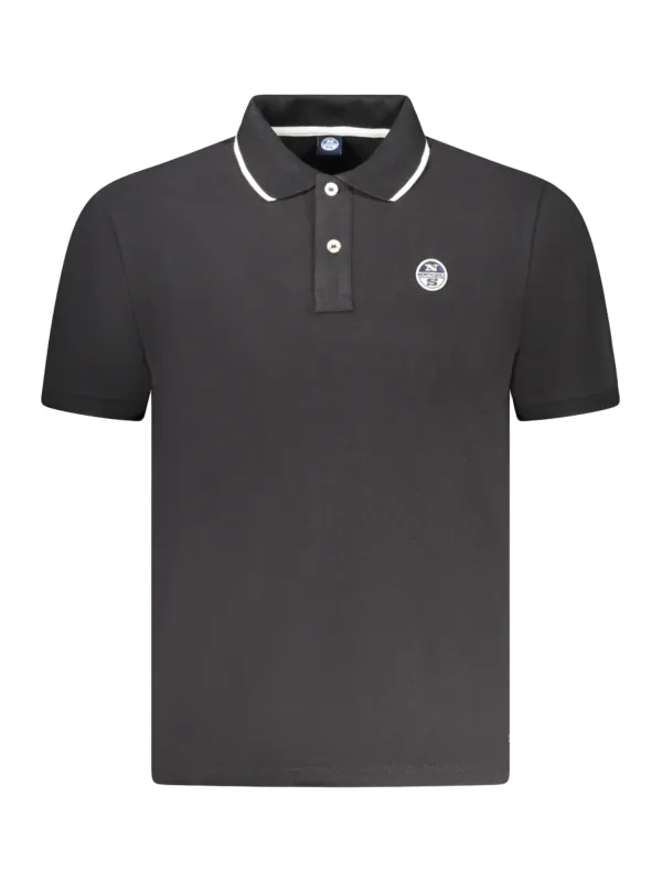 North Sails Herren KURZARM-POLO Schwarz | online kaufen