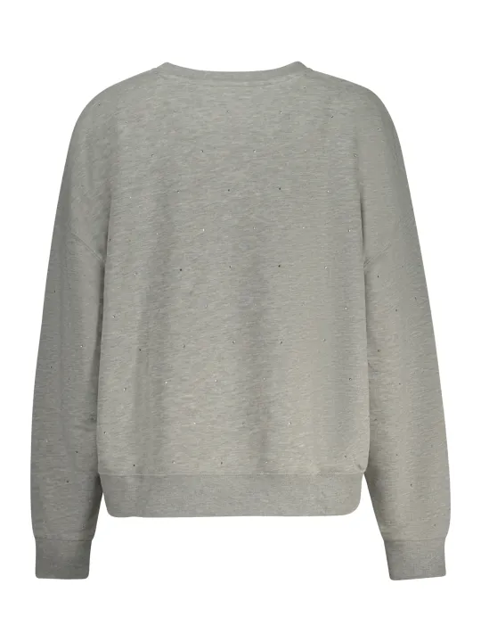 GUESS JEANS Damen LANGARM-SWEATSHIRT Grau | online kaufen