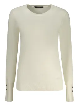 GUESS Damen Langarmpullover mieten - Weiß, S-XL, Flex-Fashion