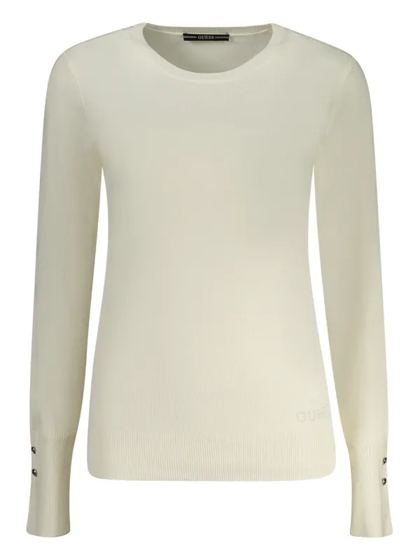 GUESS JEANS Damen LANGARMPULLOVER Weiß | online kaufen