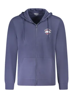Mieten Sie den Wrangler Herren Hoodie Blau – Flex-Fashion Verleih