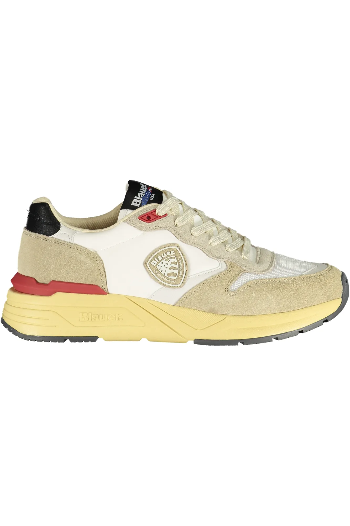 Herren SPORTSCHUH Beige S5RAY02MES_BEBEIWHI