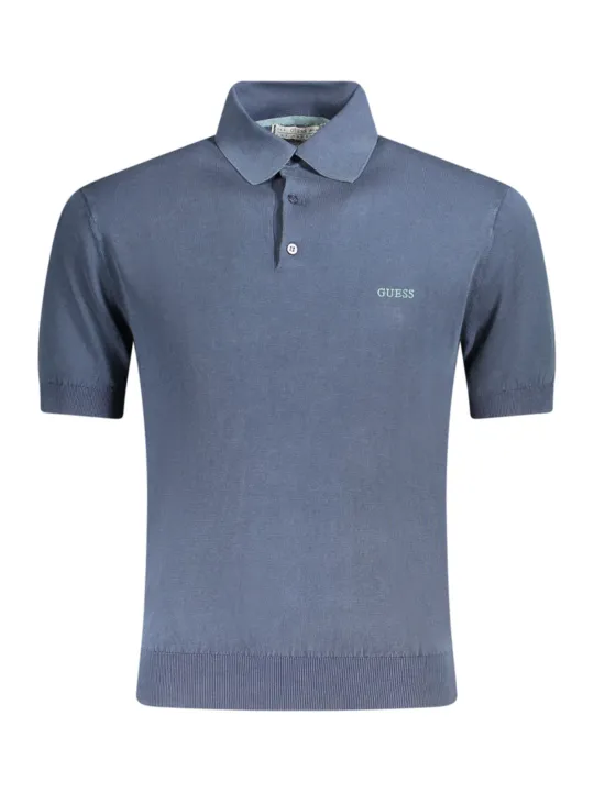 GUESS JEANS Herren KURZARM-POLOSHIRT Blau | online kaufen