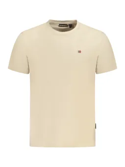 Napapijri Herren T-Shirt Beige mieten | Flex-Fashion Verleih