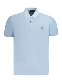 Napapijri Herren KURZARM-POLOSHIRT Hellblau | online kaufen