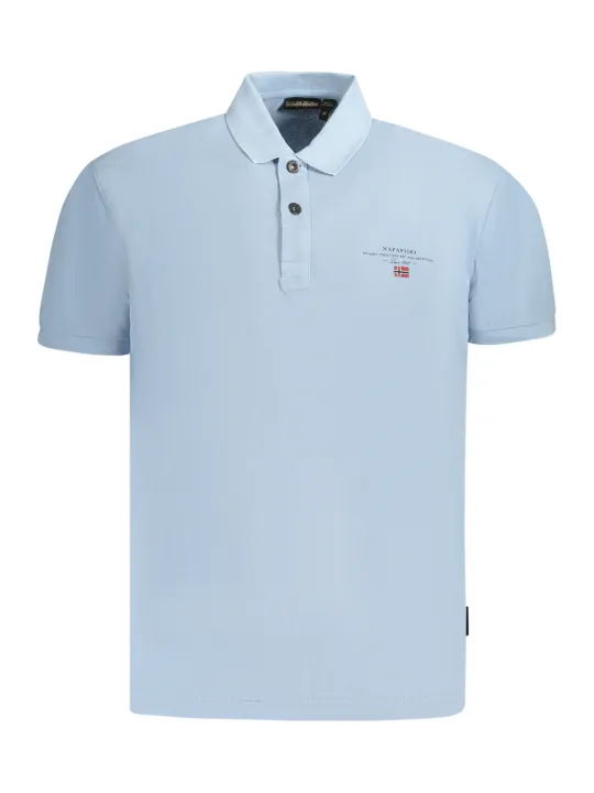 Napapijri Herren KURZARM-POLOSHIRT Hellblau | online kaufen