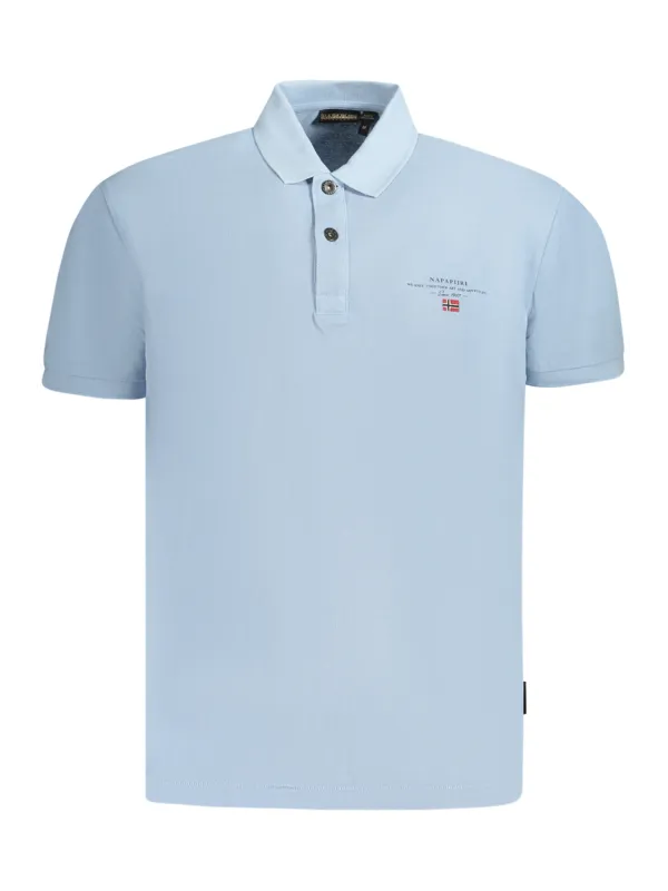 Napapijri Herren KURZARM-POLOSHIRT Hellblau | online kaufen