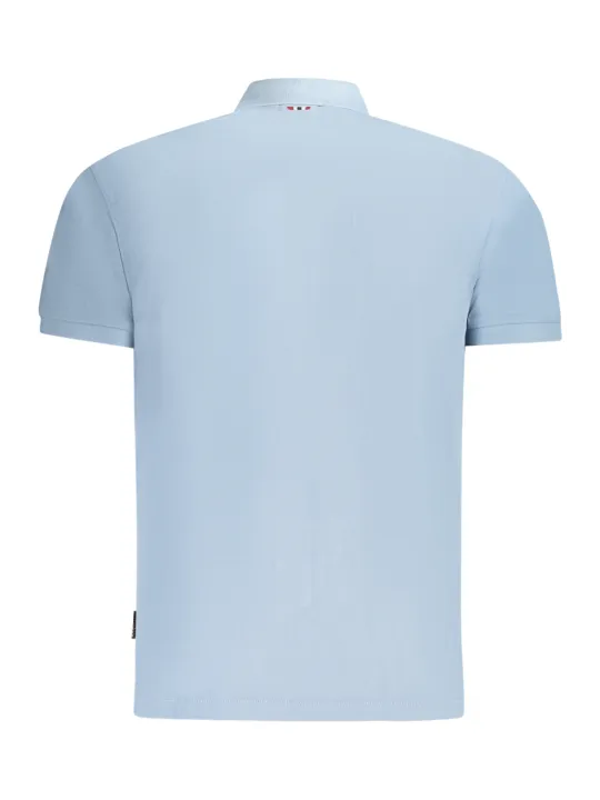 Napapijri Herren KURZARM-POLOSHIRT Hellblau | online kaufen