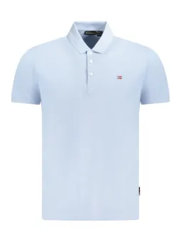Napapijri Herren KURZARM-POLOSHIRT Hellblau | online kaufen