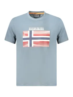 Napapijri Herren T-Shirt Grau mieten | Flex-Fashion Verleih