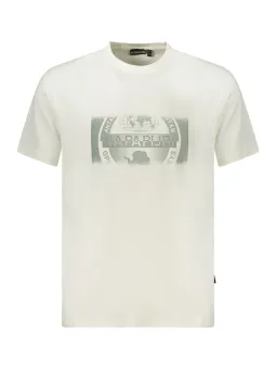Napapijri Herren T-Shirt Weiß mieten | Flex-Fashion Verleih