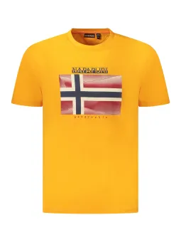 Napapijri Herren T-Shirt Orange mieten - Flex-Fashion Verleih