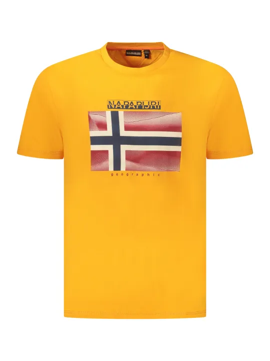 Napapijri Herren KURZARM-T-SHIRT Orange | online kaufen