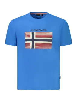 Napapijri Herren T-Shirt Blau mieten – Flex-Fashion Verleih
