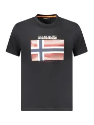 Napapijri Herren KURZARM-T-SHIRT Schwarz | online kaufen