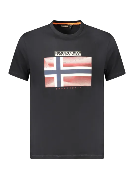 Napapijri Herren KURZARM-T-SHIRT Schwarz | online kaufen