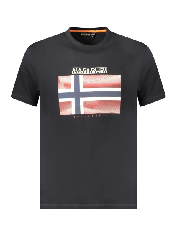 Napapijri Herren KURZARM-T-SHIRT Schwarz | online kaufen