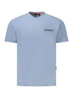Napapijri Herren T-Shirt Hellblau mieten – Flex-Fashion Verleih