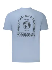 Napapijri Herren KURZARM-T-SHIRT Hellblau | online kaufen