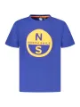 North Sails Jungen KURZARM-T-SHIRT Blau | online kaufen