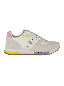 Blauer Damen Sneaker Weiß mieten - Flex-Fashion Verleih