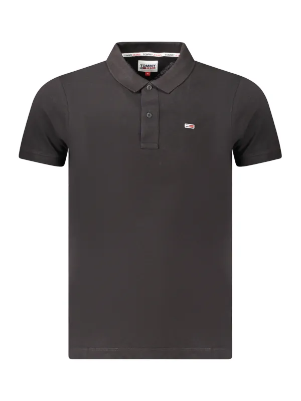 Tommy Hilfiger Herren KURZARM-POLO Schwarz | online kaufen