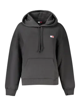 Tommy Hilfiger Damen LANGARM-SWEATSHIRT Schwarz