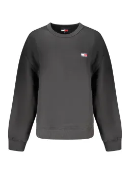 Tommy Hilfiger Damen LANGARM-SWEATSHIRT Schwarz