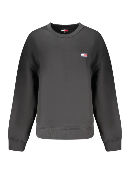 Tommy Hilfiger Damen LANGARM-SWEATSHIRT Schwarz