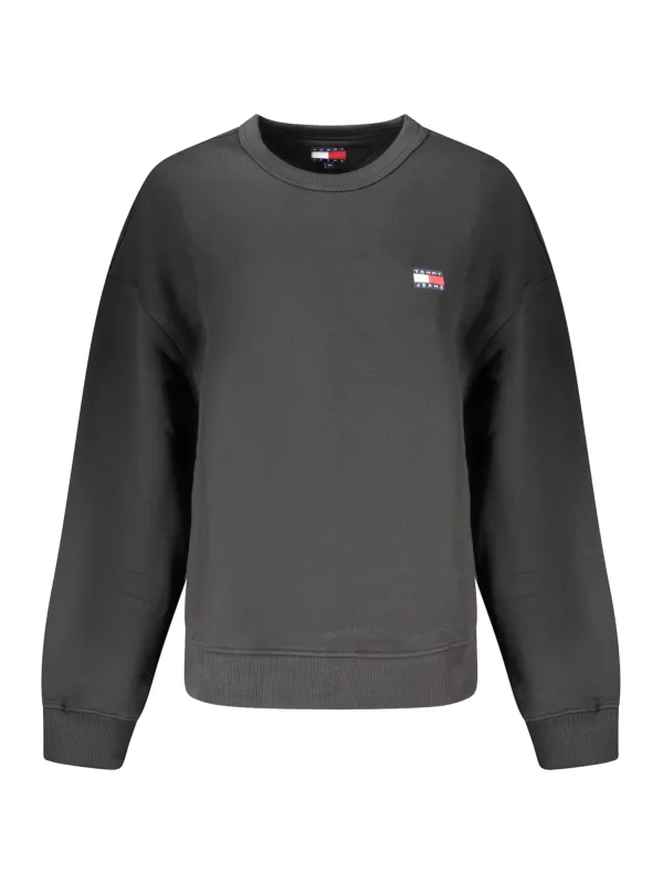 Tommy Hilfiger Damen LANGARM-SWEATSHIRT Schwarz