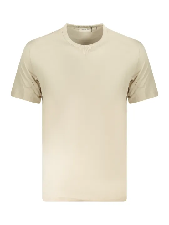 Calvin Klein Herren KURZARM-T-SHIRT Beige | online kaufen