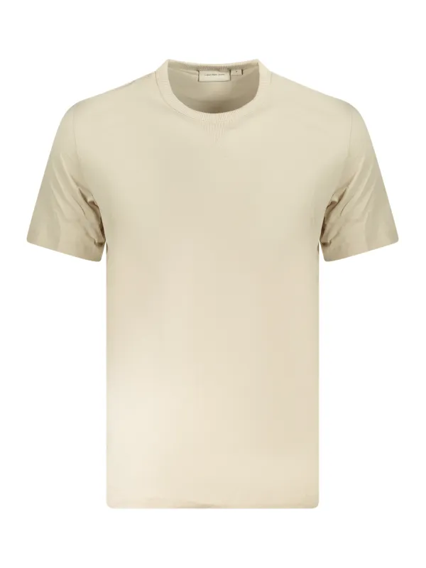 Calvin Klein Herren KURZARM-T-SHIRT Beige | online kaufen