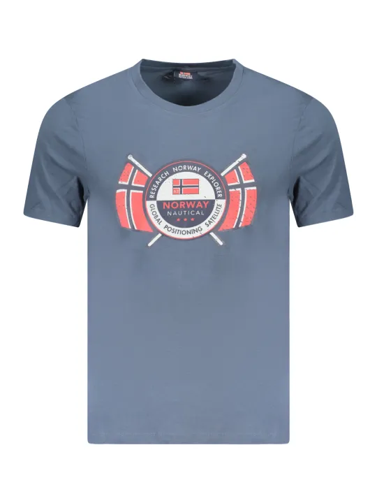 NORWAY 1963 Herren KURZARM-T-SHIRT Blau | online kaufen