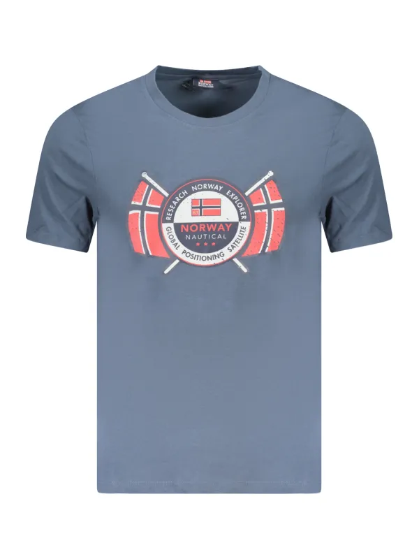 NORWAY 1963 Herren KURZARM-T-SHIRT Blau | online kaufen