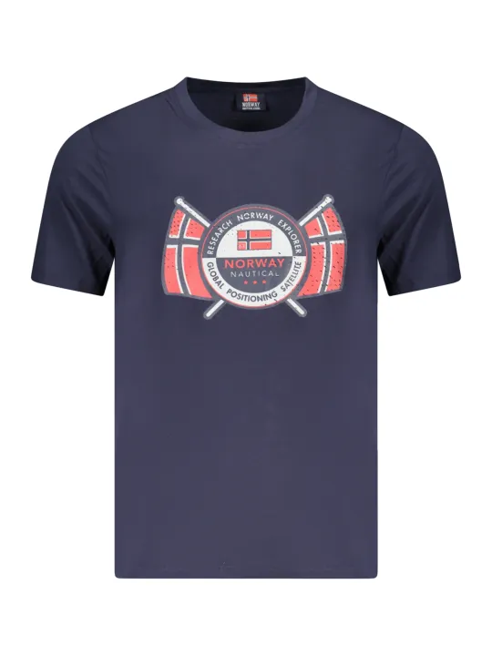 NORWAY 1963 Herren KURZARM-T-SHIRT Blau | online kaufen