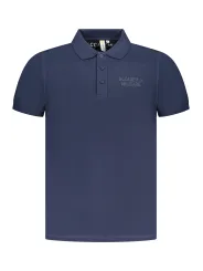 ACCADEMIA MILITARE Herren KURZARM-POLOSHIRT Blau
