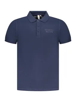 ACCADEMIA MILITARE Herren KURZARM-POLOSHIRT Blau