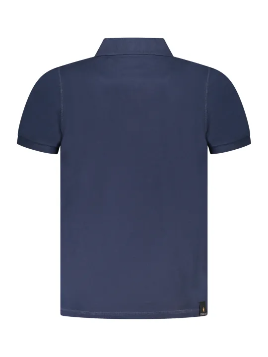 ACCADEMIA MILITARE Herren KURZARM-POLOSHIRT Blau