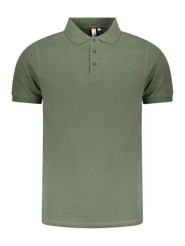 ACCADEMIA MILITARE Herren KURZARM-POLOSHIRT Grün