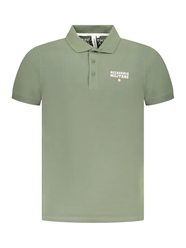 ACCADEMIA MILITARE Herren KURZARM-POLOSHIRT Grün