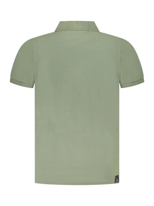 ACCADEMIA MILITARE Herren KURZARM-POLOSHIRT Grün