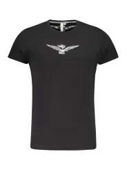 ACCADEMIA MILITARE Herren KURZARM-T-SHIRT Schwarz