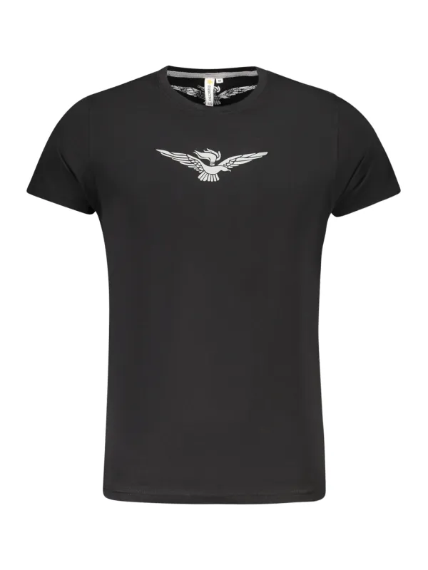 ACCADEMIA MILITARE Herren KURZARM-T-SHIRT Schwarz