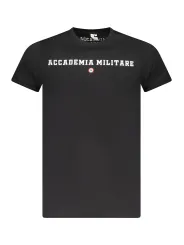 ACCADEMIA MILITARE Herren KURZARM-T-SHIRT Schwarz
