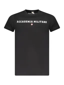 ACCADEMIA MILITARE Herren T-Shirt Schwarz mieten | Flex-Fashion