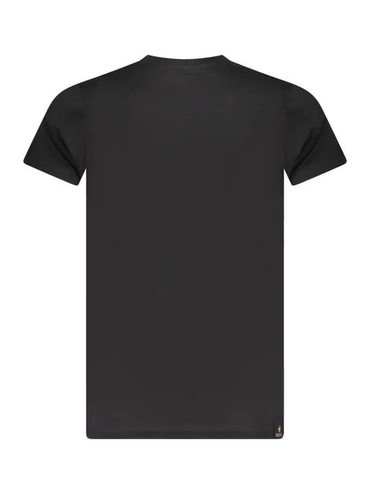 ACCADEMIA MILITARE Herren KURZARM-T-SHIRT Schwarz