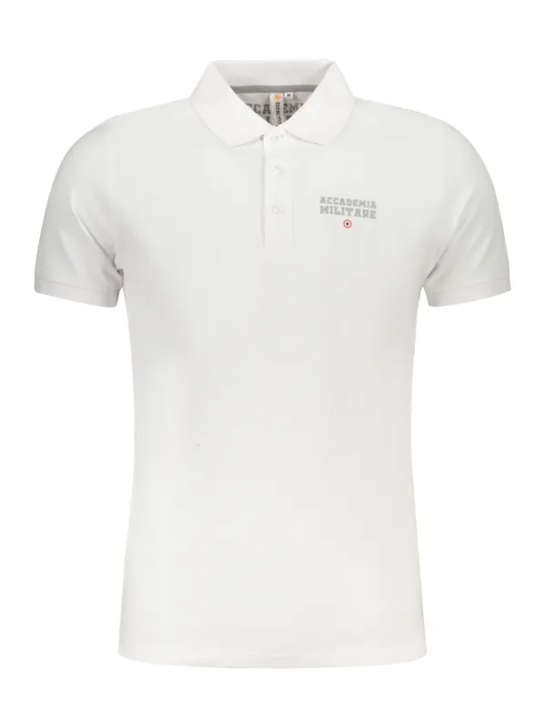 ACCADEMIA MILITARE Herren KURZARM-POLOSHIRT Weiß