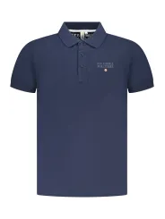 ACCADEMIA MILITARE Herren KURZARM-POLOSHIRT Blau