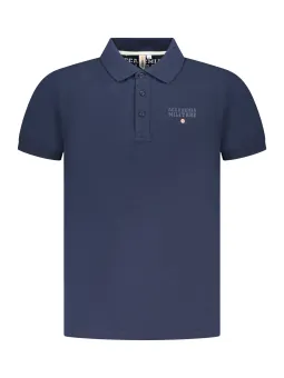 ACCADEMIA MILITARE Herren KURZARM-POLOSHIRT Blau