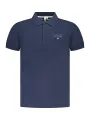 ACCADEMIA MILITARE Herren KURZARM-POLOSHIRT Blau
